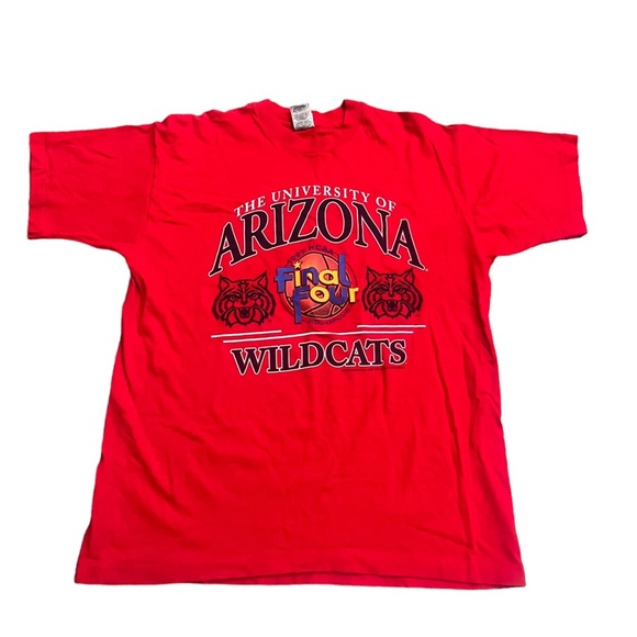 Vintage University Of Arizona Final Four Wildcats 90’s 1997 T Shirt Size XL Red - Picture 1 of 5